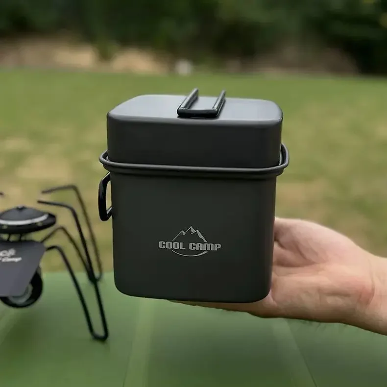 Camping Cooking Box Set - Outdoor Camping Platz Topf Klapp Tragbare