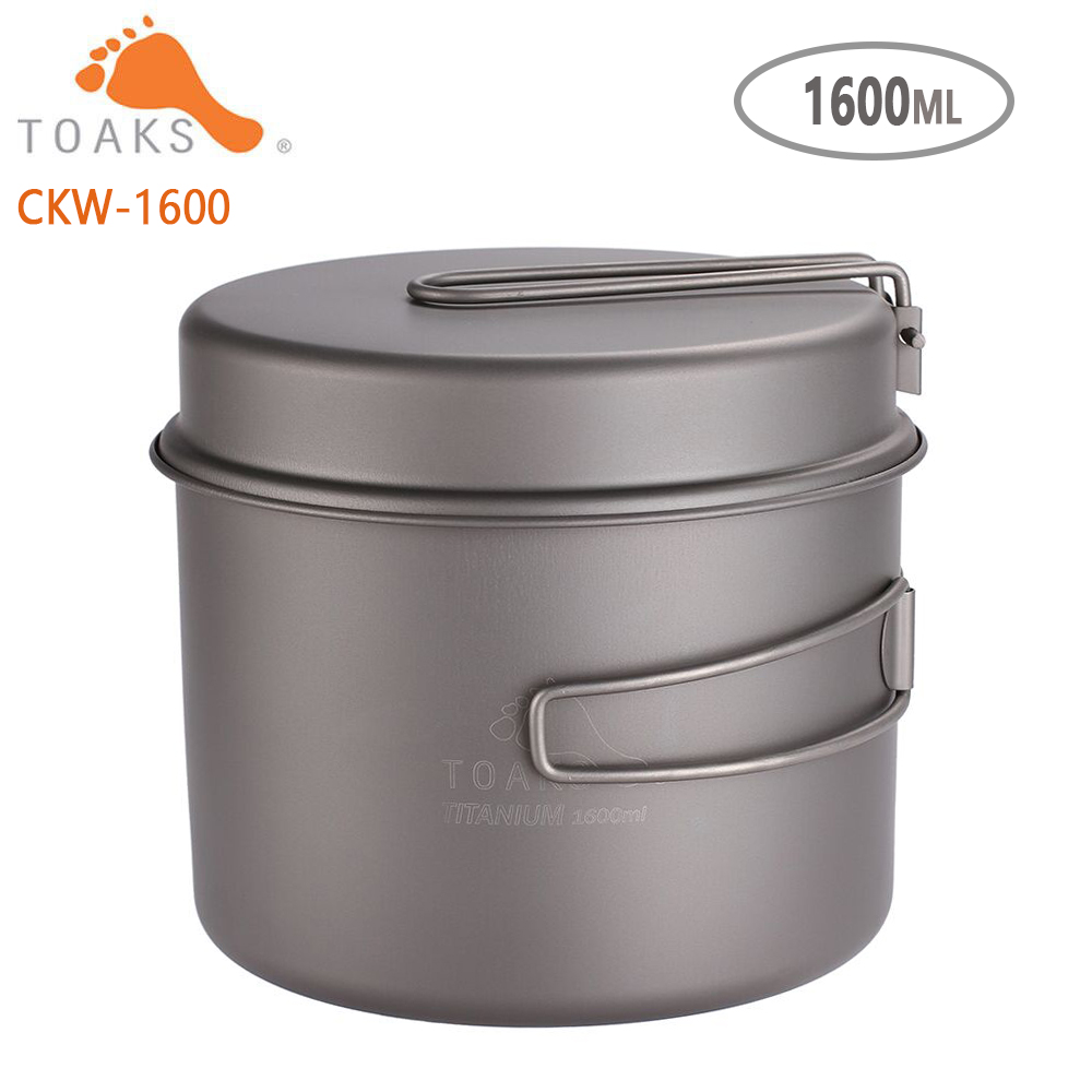 Camping Cooking Gear - TOAKS Kochgeschirr Set Ultraleicht Titan Topf