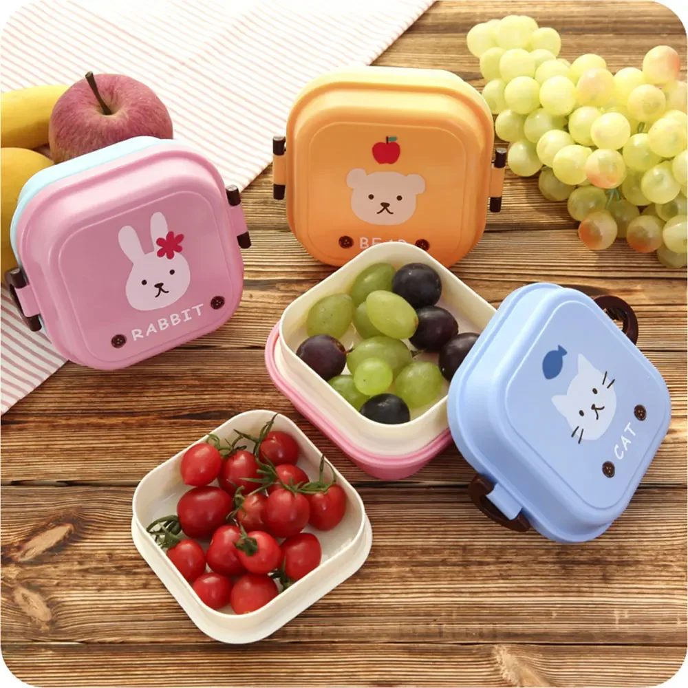 Camping Cooking Box Set - Kinder Mini Niedliche Cartoon Lebensmittel Aufbewahrungsbox