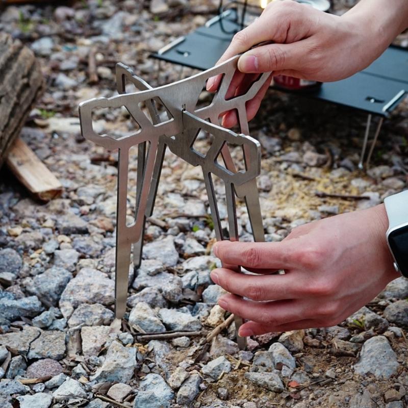 Camping Cooking Pot Tripod - 55 faltbarer Camp Herd Basis für