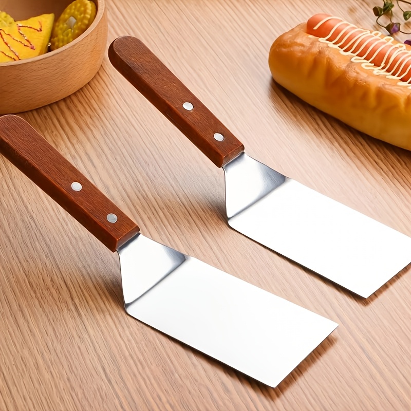 Camping Cooking Essentials - 1 Stück Edelstahl-Bratenspatel Pfannenwender für Steak