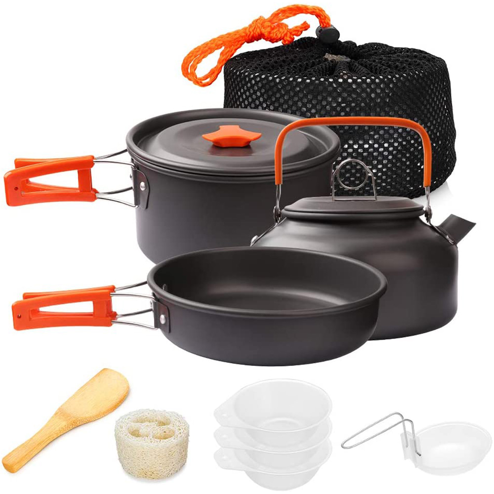Camping Cooking Essentials - 1 stücke/1 satz Camping Kochgeschirr Kit