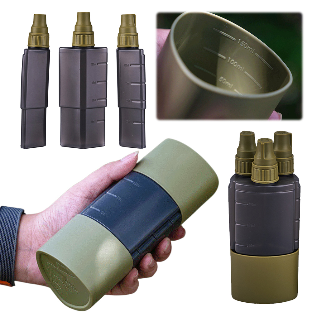 Camping Cooking Roll - 3-in-1 Outdoor Camping Gewürzspender Flasche BBQ