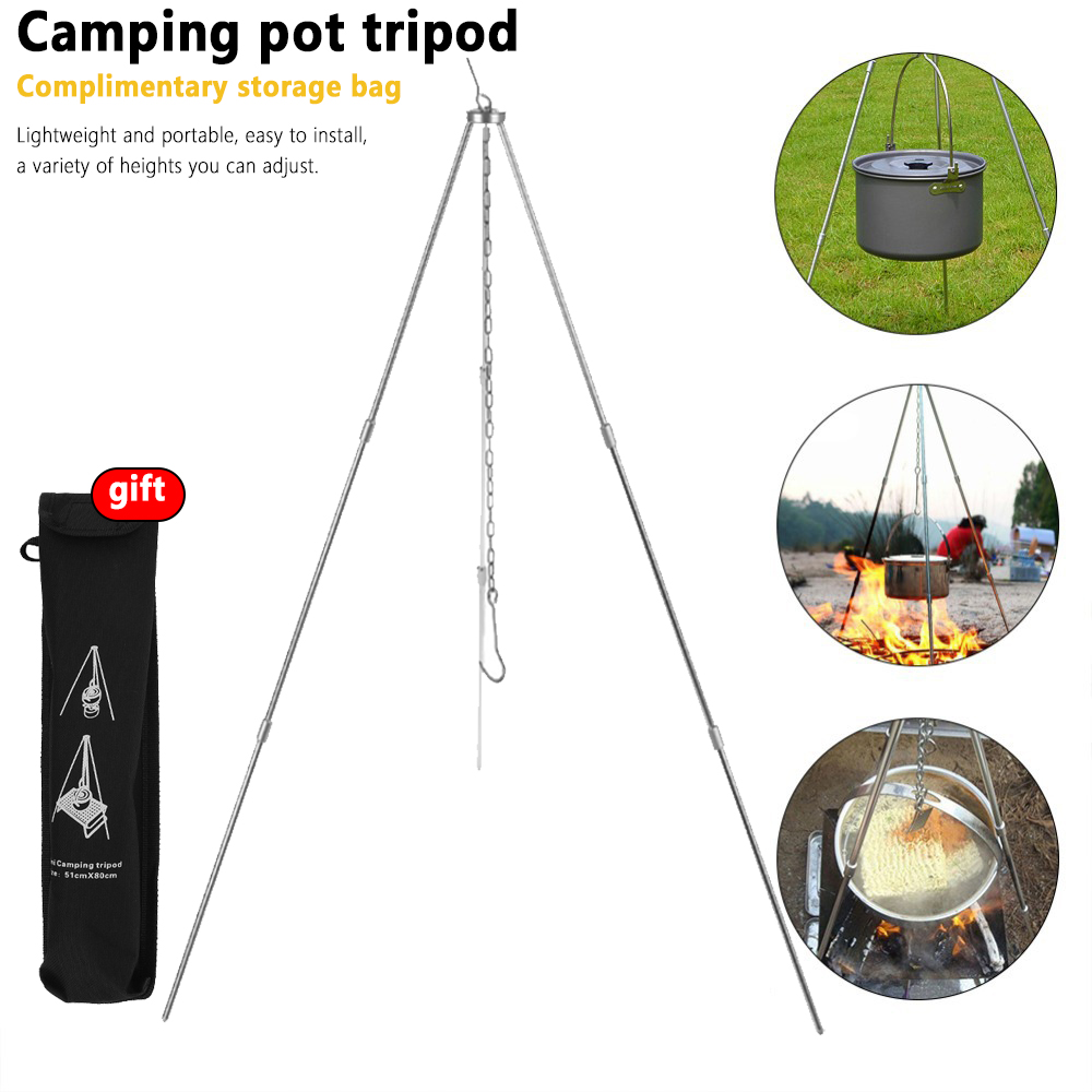Camping Lagerfeuer Stativ für  – Camping Cooking Pot Tripod Bewertung und Preis
