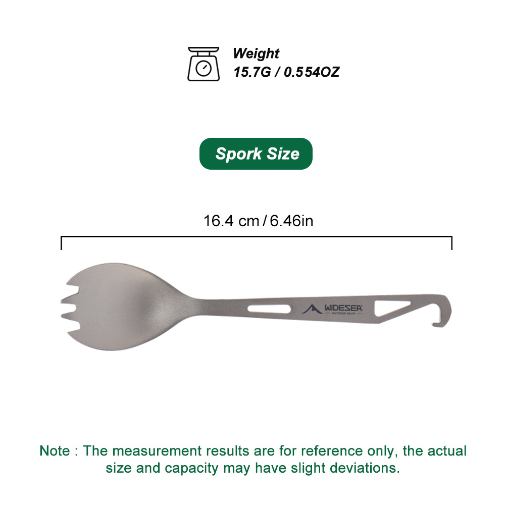 Widesea Camping-Kochset, Spork – Camping Cooking Roll Bewertung und Preis