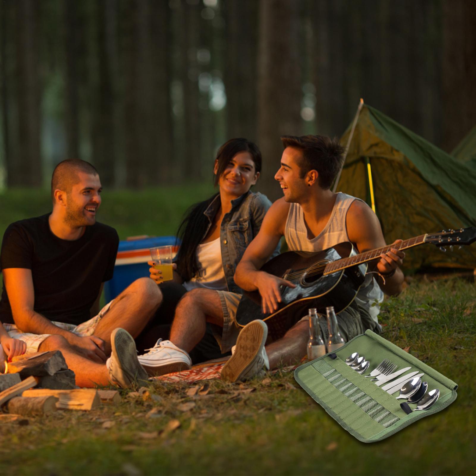 Camping-Bestecktasche, Küchenu – Camping Cooking Box Set Bewertung und Preis