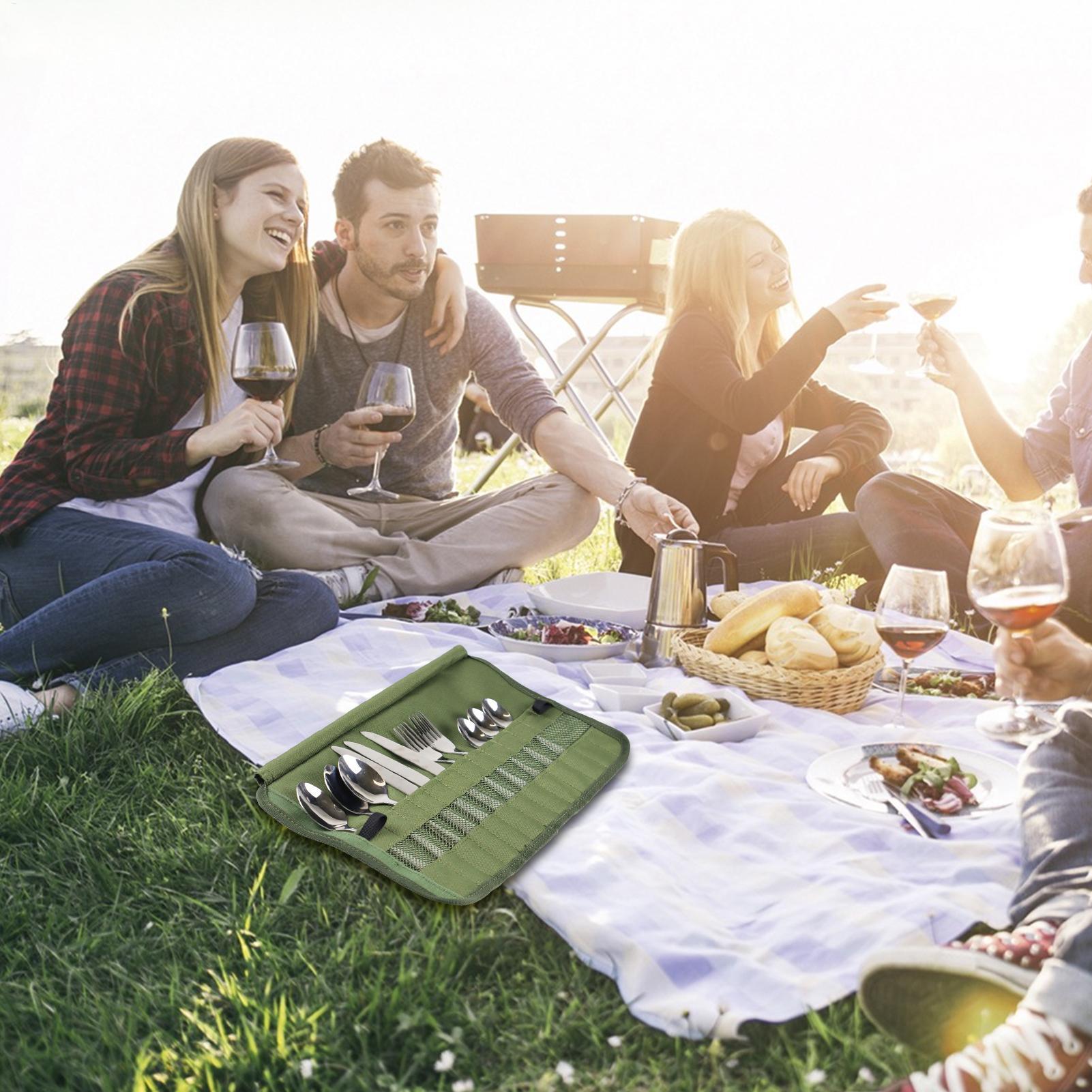Camping-Bestecktasche, Küchenu – Camping Cooking Box Set Bewertung und Preis