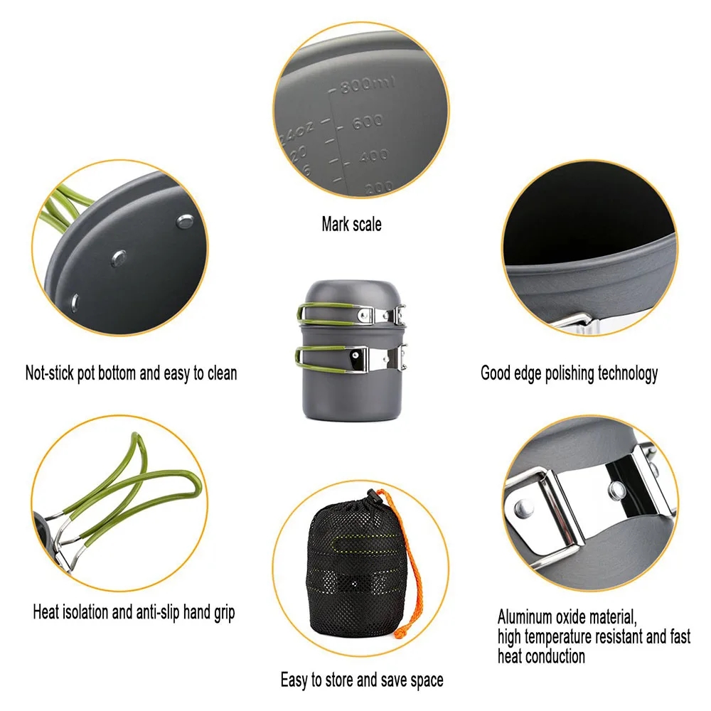 Camping-Kochgeschirr, Mess-Set – Camping Cooking Essentials Bewertung und Preis