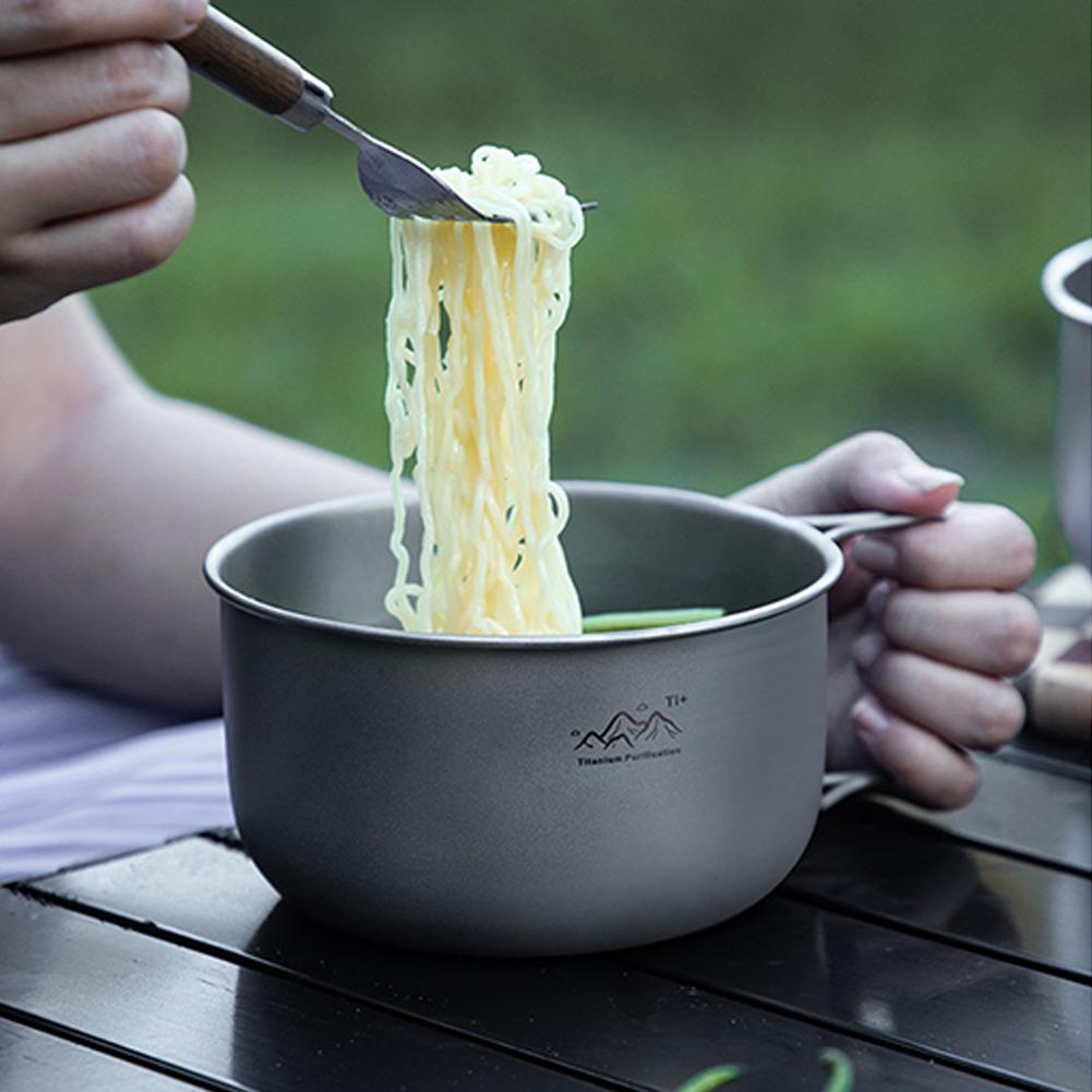 Ultraleichter Titan-Campingtop – Camping Cooking Pot Stainless Steel Bewertung und Preis