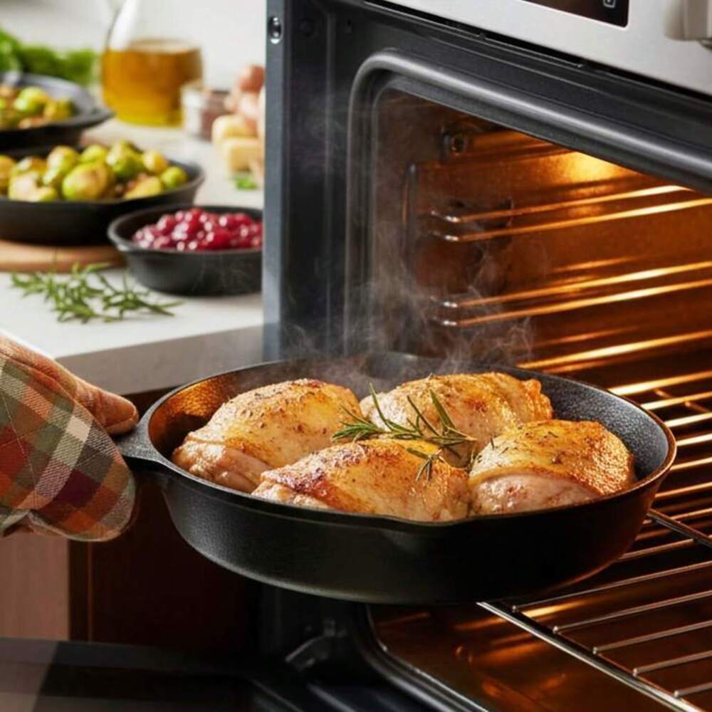 4-teiliges Gusseisen-Kochgesch – Skillet Cast Iron Camp Bewertung und Preis