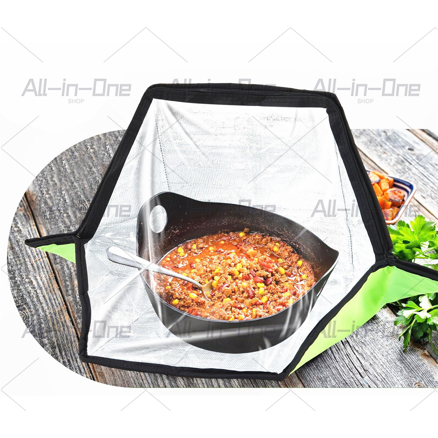 Tragbarer Solarofen-Taschenkoc – Solar Oven Camp Bewertung und Preis