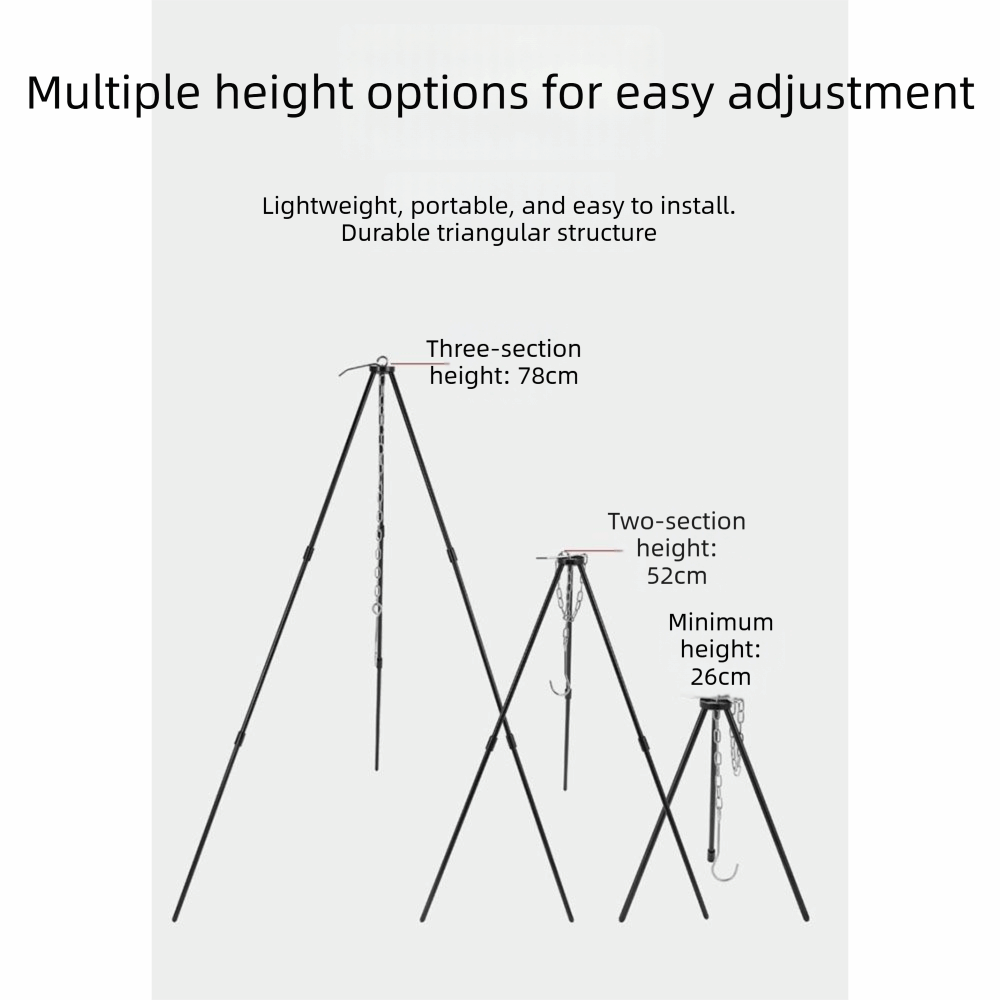 Tragbares Camping-Stativ Abneh – Camping Cooking Pot Tripod Bewertung und Preis