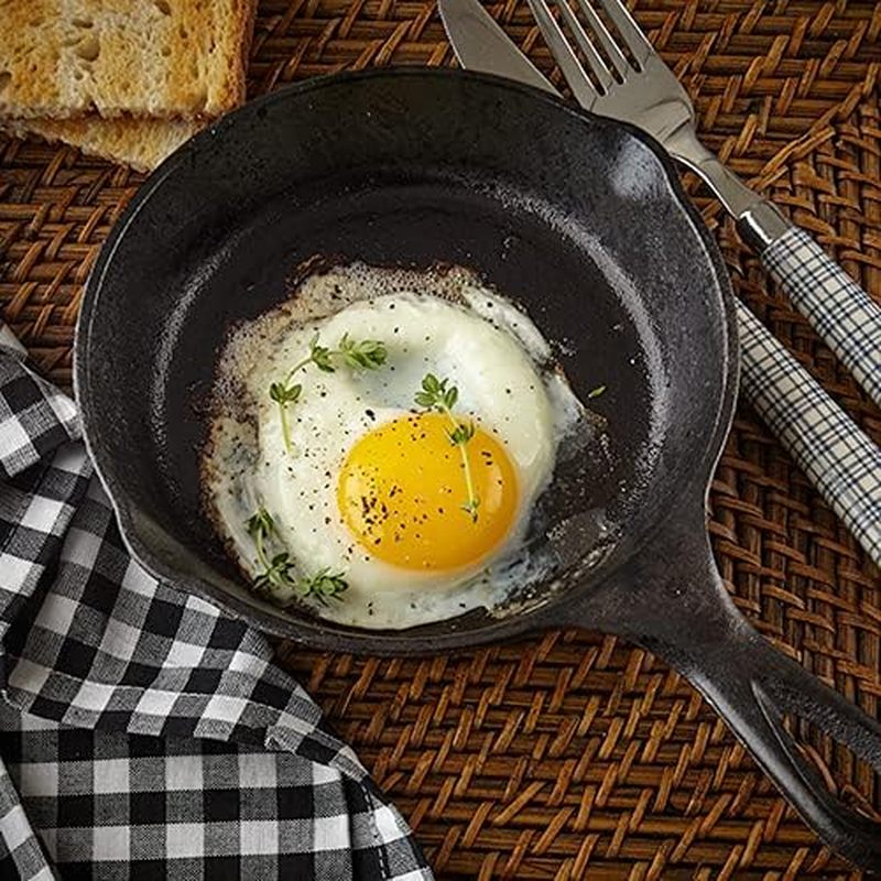 6-Zoll-Gusseisenpfanne, Bratpf – Skillet Cast Iron Camp Bewertung und Preis