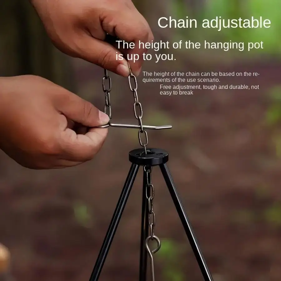TRALOW Tragbarer, faltbarer La – Camping Cooking Pot Tripod Bewertung und Preis