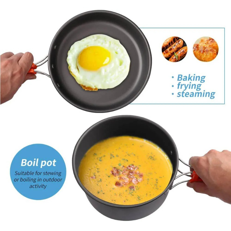 Camping-Kochset, Outdoor-Küche – Camping Cooking Pot Stainless Steel Bewertung und Preis