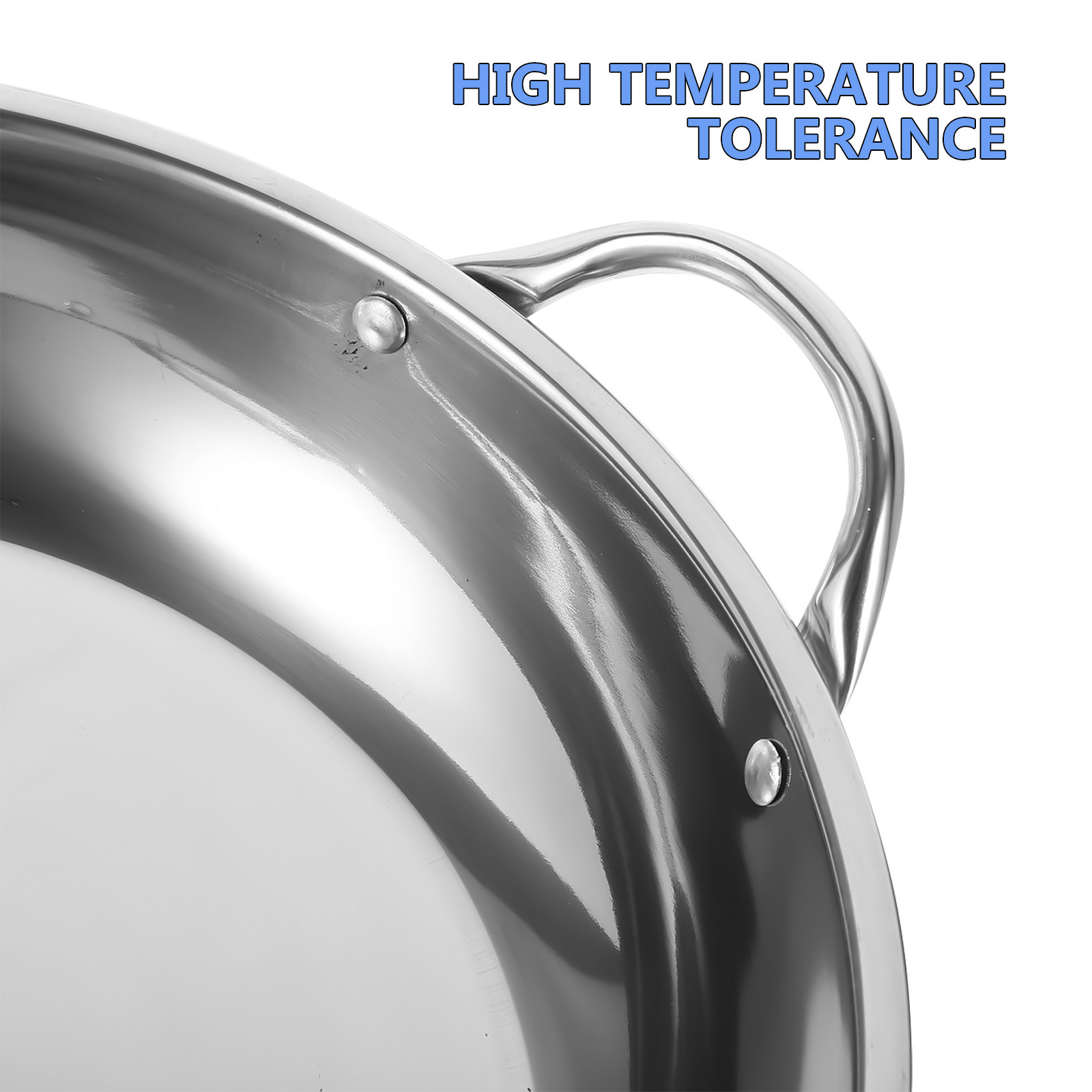 Doppelgriff-Edelstahl-Wok-Koch – Camping Cooking Pot Stainless Steel Bewertung und Preis