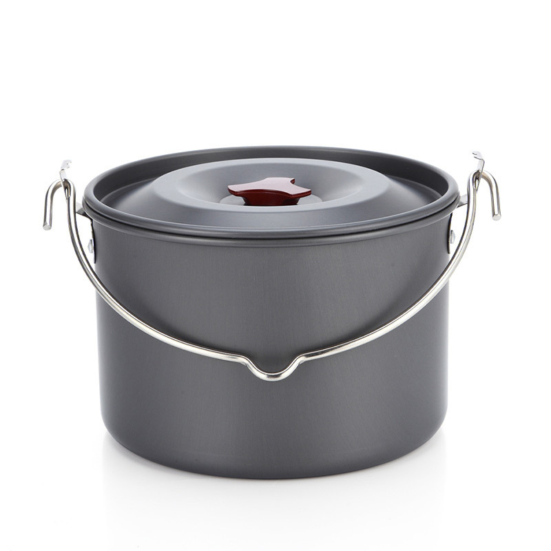 4L Camping-Hängetöpfe Camping- – Camping Cooking Pot Tripod Bewertung und Preis