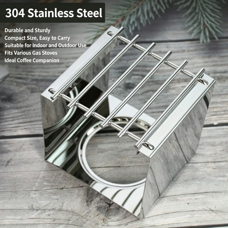 Quadratischer Kaffeekocherstän – Camping Cooking Pot Stainless Steel Bewertung und Preis