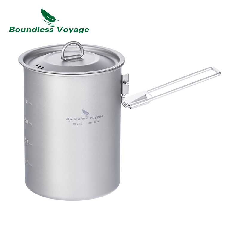 Boundless Voyage 900 ml Titan- – Camping Cooking Pot Stainless Steel Bewertung und Preis