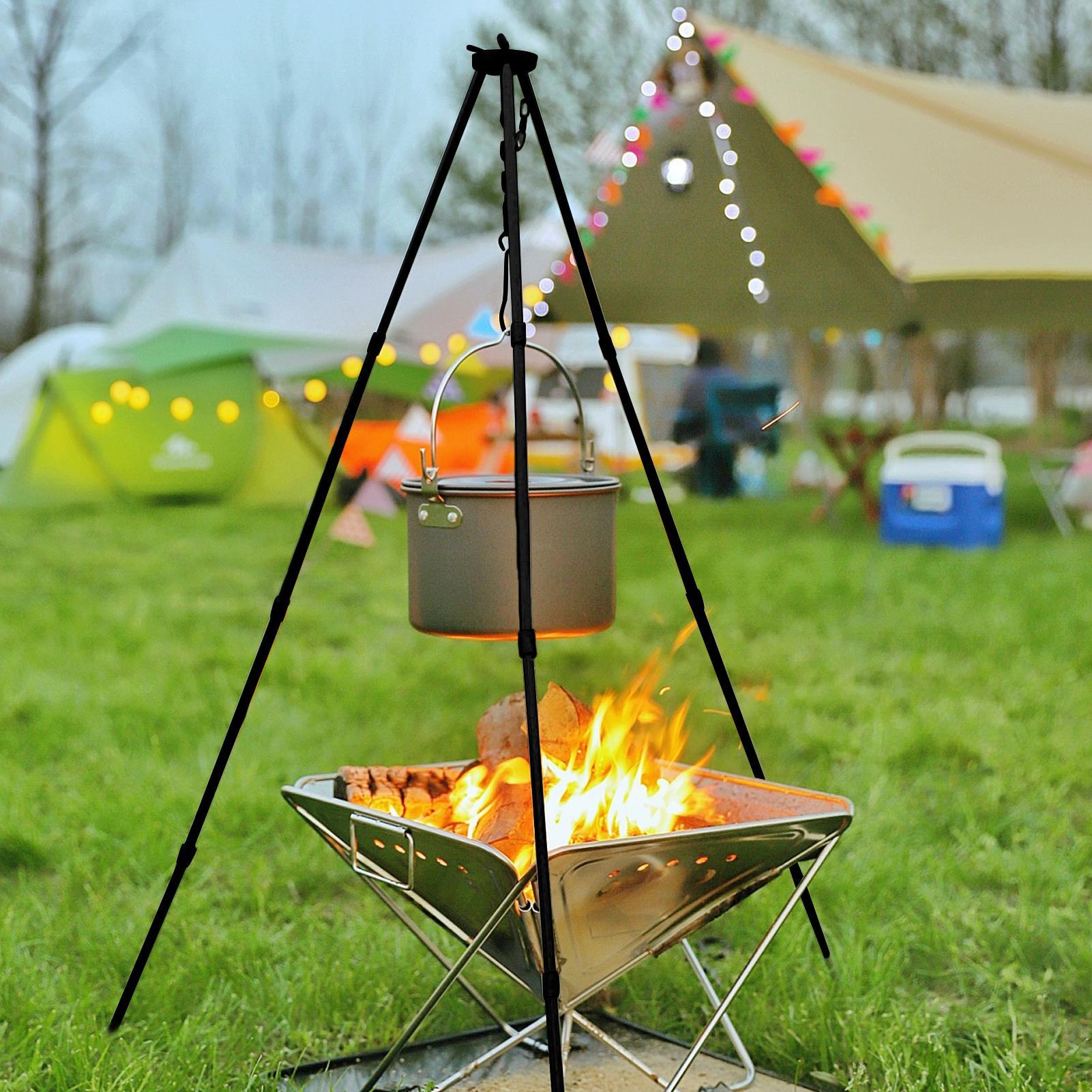 Großer Outdoor-Lagerfeuer-Drei – Camping Cooking Pot Tripod Bewertung und Preis