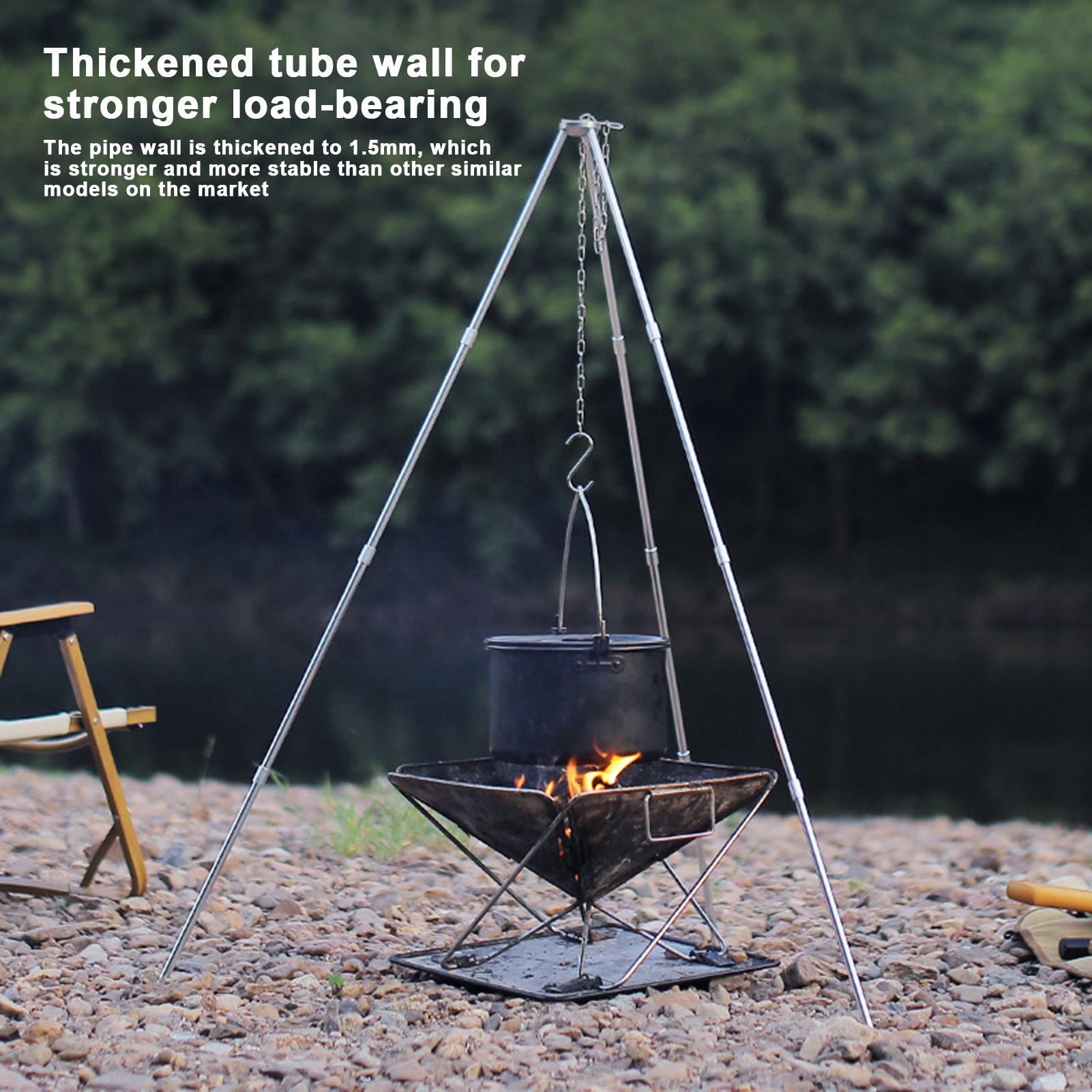 Großer Outdoor-Lagerfeuer-Drei – Camping Cooking Pot Tripod Bewertung und Preis