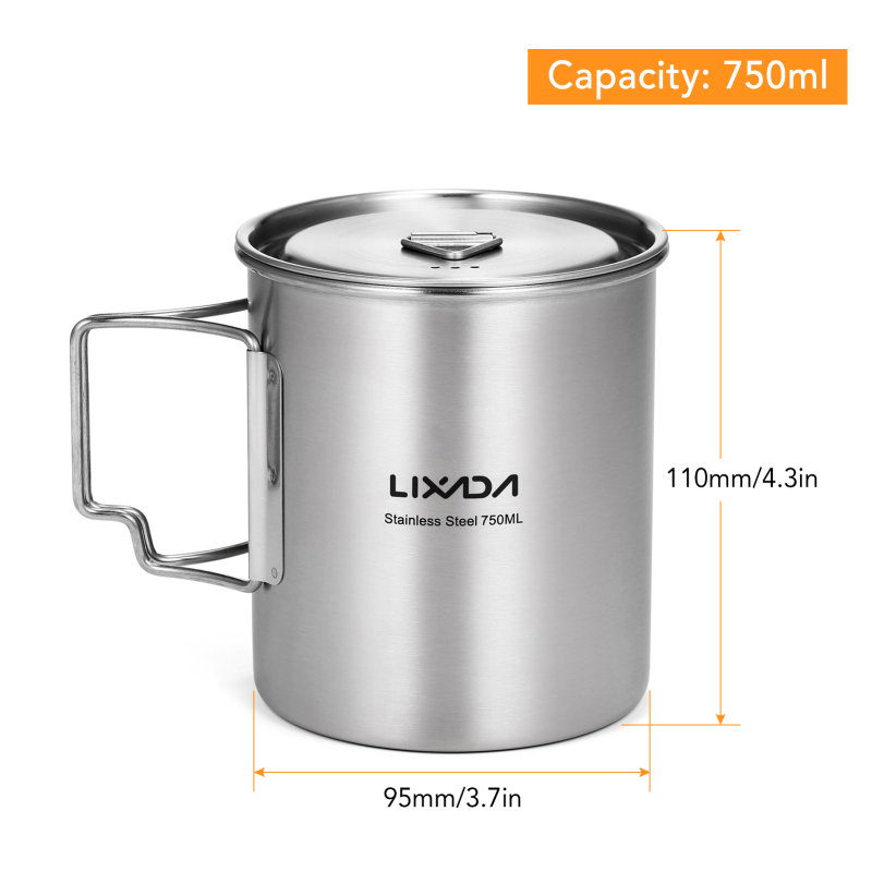 Lixada 750ml Tasse Outdoor Ede – Camping Cooking Backpack Bewertung und Preis