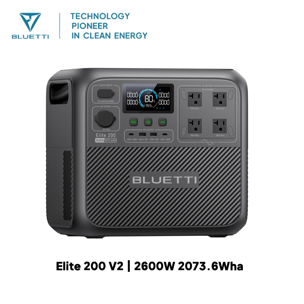 【Renew】BLUETTI Elite 200 V2 Tr – Solar Oven Camp Bewertung und Preis