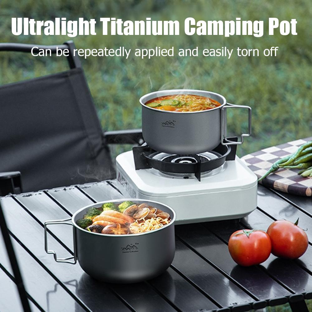 Ultraleichtes Titan-Kochgeschi – Camping Cooking Pot Stainless Steel Bewertung und Preis