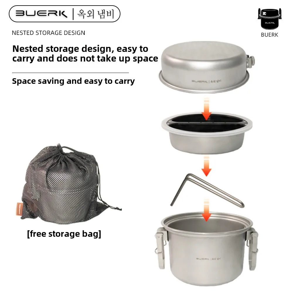 Multifunktionaler Dampf- und B – Camping Cooking Pot Stainless Steel Bewertung und Preis