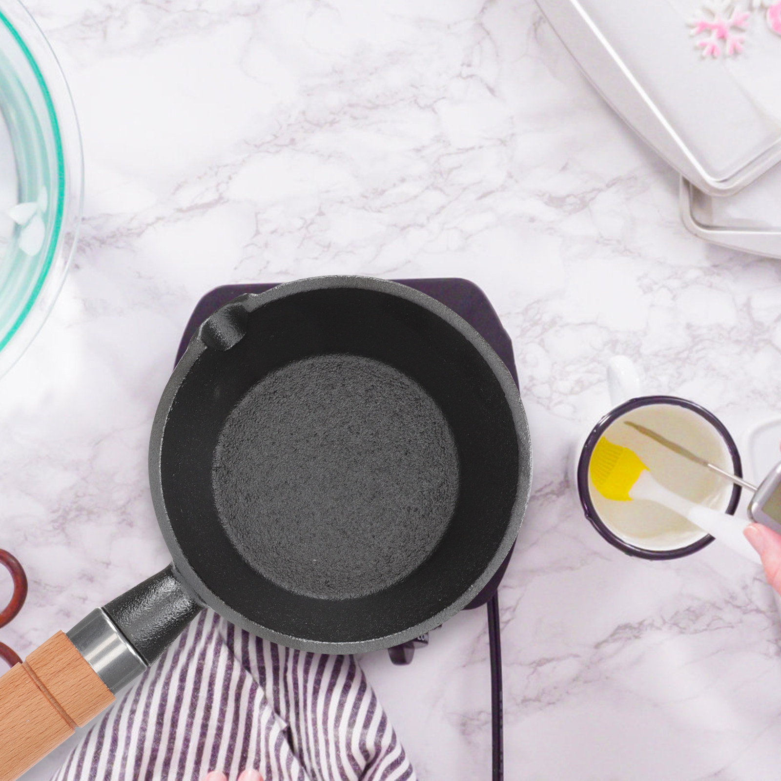 Mini-Gusseisenpfanne Kleine Br – Skillet Cast Iron Camp Bewertung und Preis