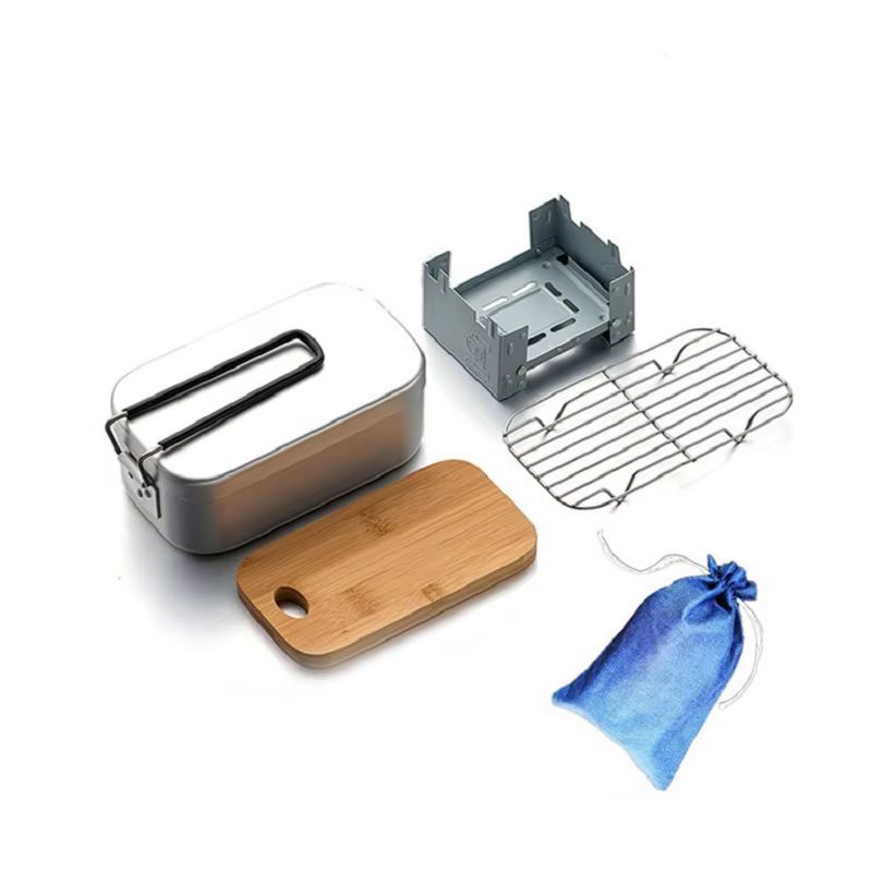 Mess Kit aus Aluminium für den – Camping Cooking Box Set Bewertung und Preis