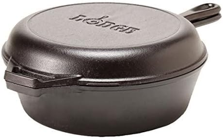 2-in-1 Gusseisen-Kombikocher:  – Skillet Cast Iron Camp Bewertung und Preis