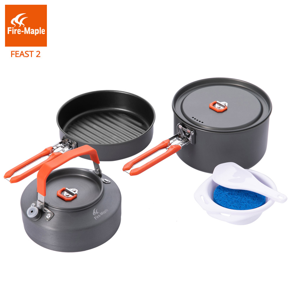 Feuerahorn-Picknicktopf, Pfann – Camping Cooking Box Set Bewertung und Preis