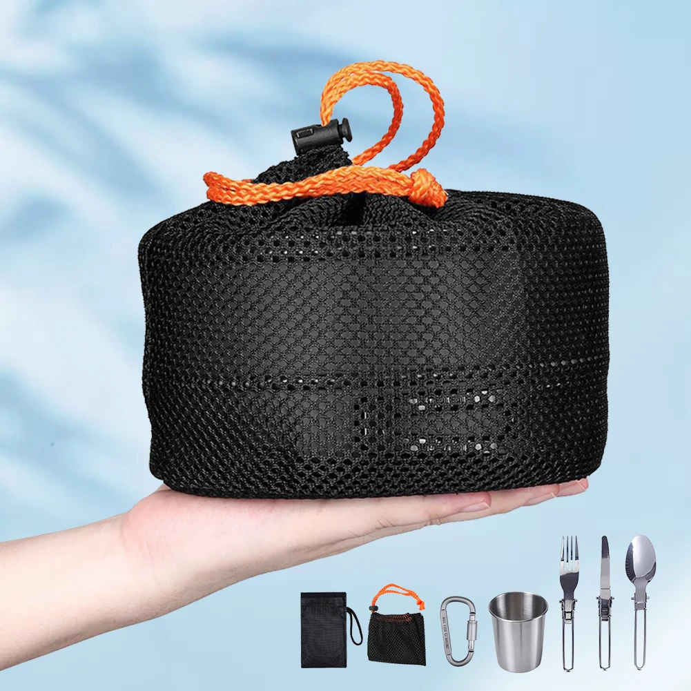 Camping-Kochgeschirr-Set, Wass – Camping Cooking Pot Stainless Steel Bewertung und Preis