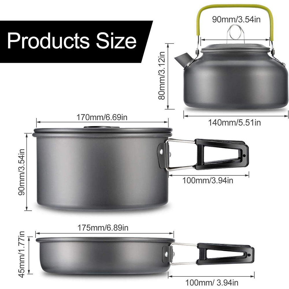 Outdoor-Camping-Kochgeschirr-S – Camping Cooking Dishes Bewertung und Preis