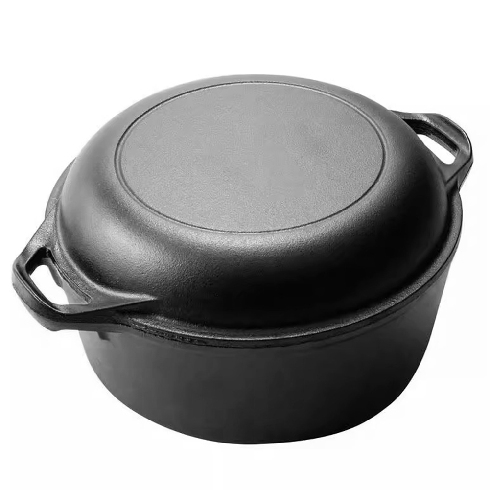 2-in-1-Dutch-Ofen aus Gusseise – Skillet Cast Iron Camp Bewertung und Preis