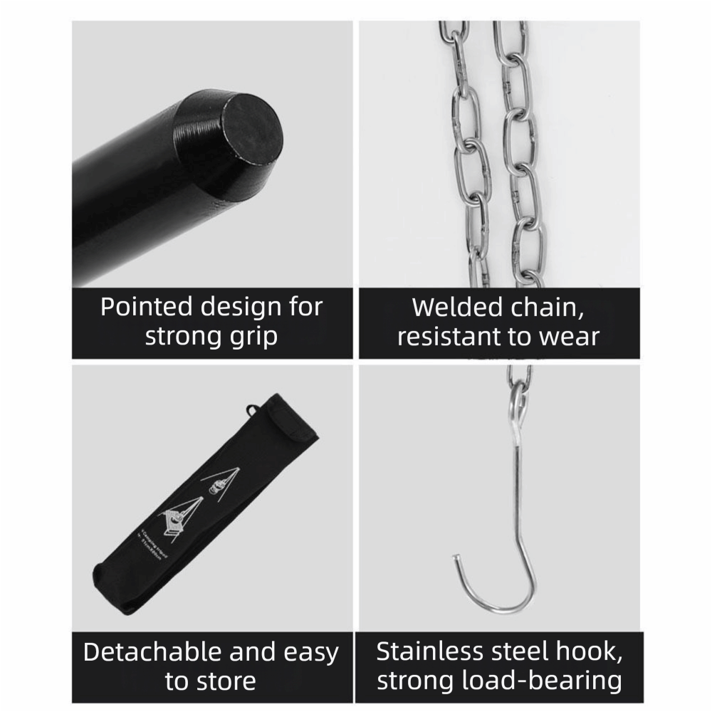 Tragbares Camping-Stativ mit V – Camping Cooking Pot Tripod Bewertung und Preis