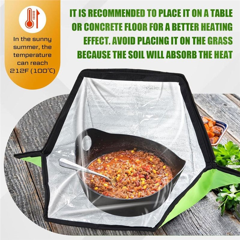 ABFU-Tragbarer, faltbarer Sola – Solar Oven Camp Bewertung und Preis